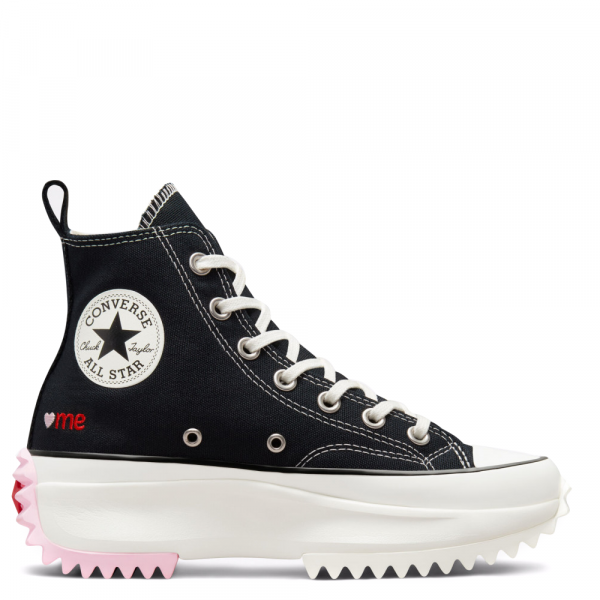 Converse Run Star Hike Embroidered Hearts