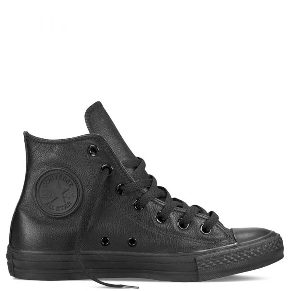 Converse All Star Monochrome High Leather Black