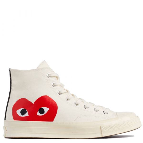 Converse Comme Des Garcons White High