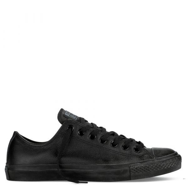 Converse All Star Monochrome Black Leather Low