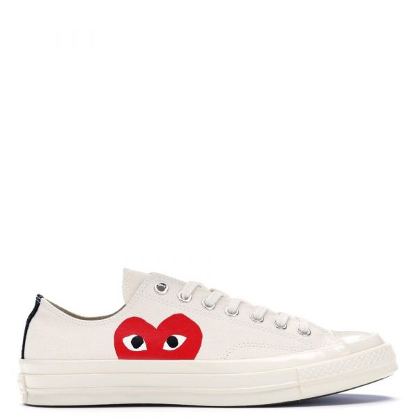 Converse Comme Des Garcons White Low