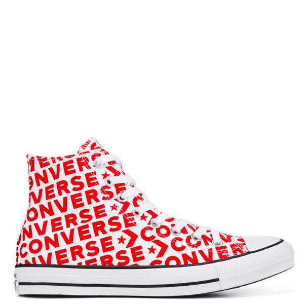 Converse All Star White Red High