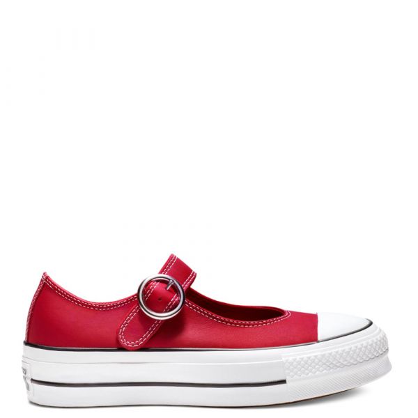 Converse Ctas Mary Jane Ox Enamel Red/Black Low