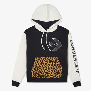 Stand Out Leopard Sleeve Go To Hoodie
