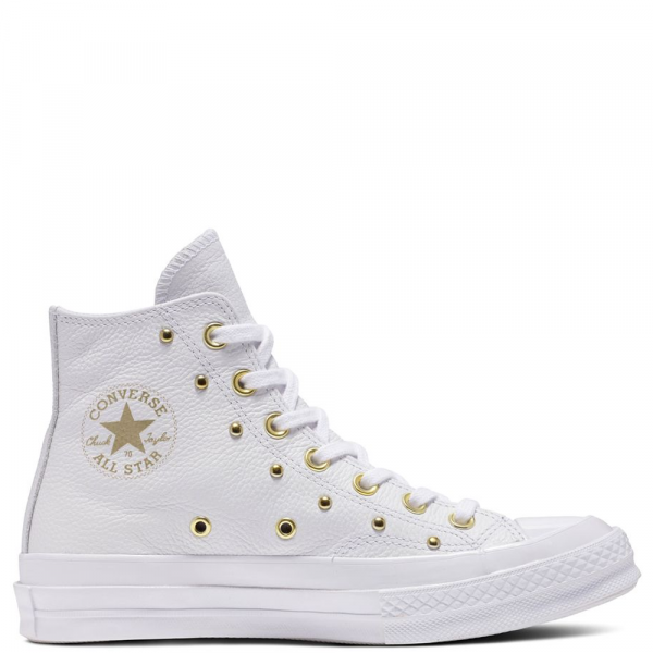 Converse Chuck 70 Star Studded Leather (White)