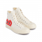 Converse Comme Des Garcons White High