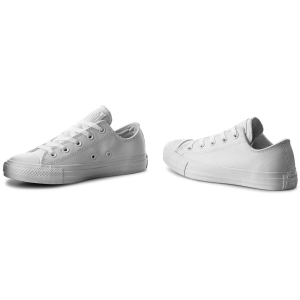 Converse All Star White Mono Leather Low