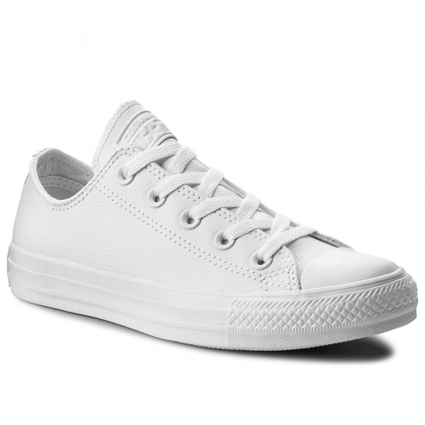 Converse All Star White Mono Leather Low
