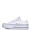 Converse All Star Leather Platform Low (White)