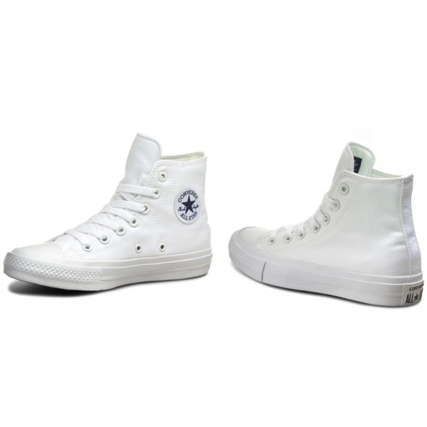 Converse Chuck II White Mono High