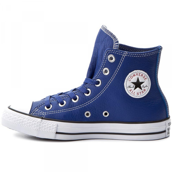 Converse All Star High Blue Leather