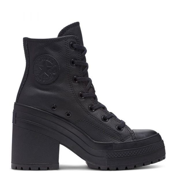 Converse Chuck 70 Deluxe Heel Leather (Black)