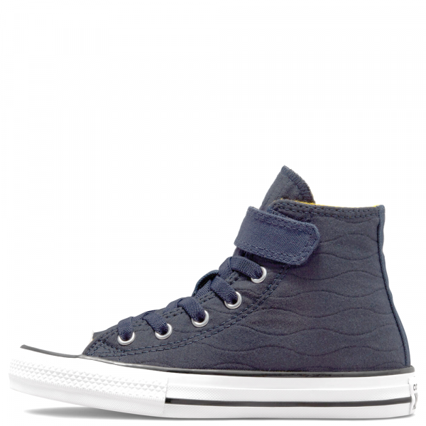 Converse All Star Easy-On Quilted Jacquard High Navy Kids