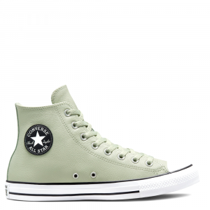 Converse All Star Leather High Grey