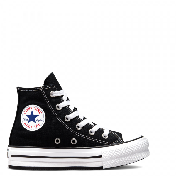 Converse All Star Lift Platform High Black Kids