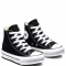 Converse All Star Lift Platform High Black Kids