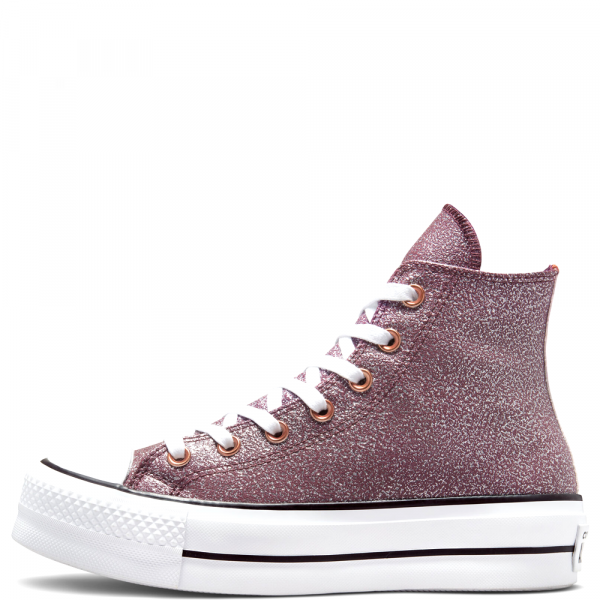 Converse All Star Lift Platform Metallic Glitter High