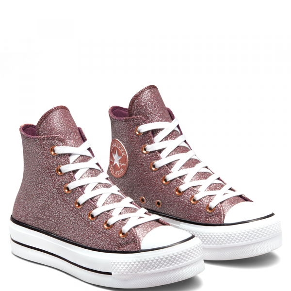 Converse All Star Lift Platform Metallic Glitter High