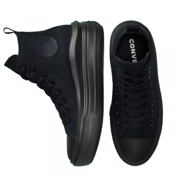 Converse All Star Move Platform Mid Monochrome Black