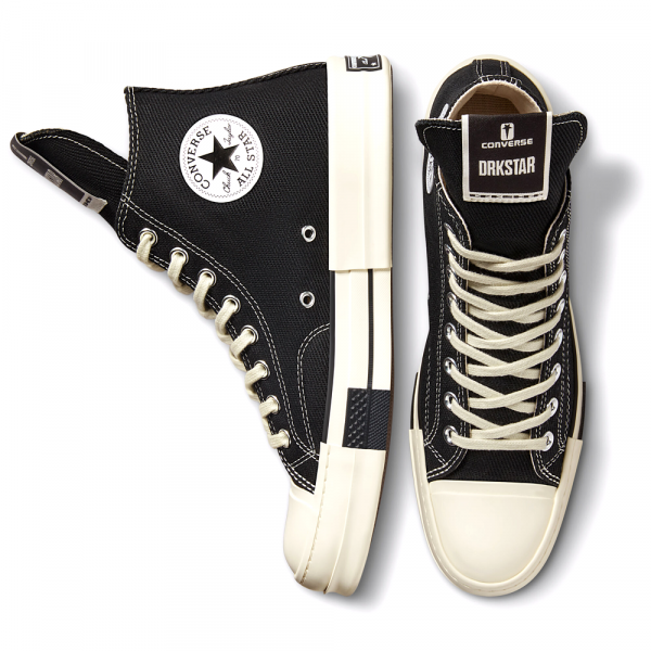 Converse x DRKSHDW DRKSTAR Chuck 70 High Black