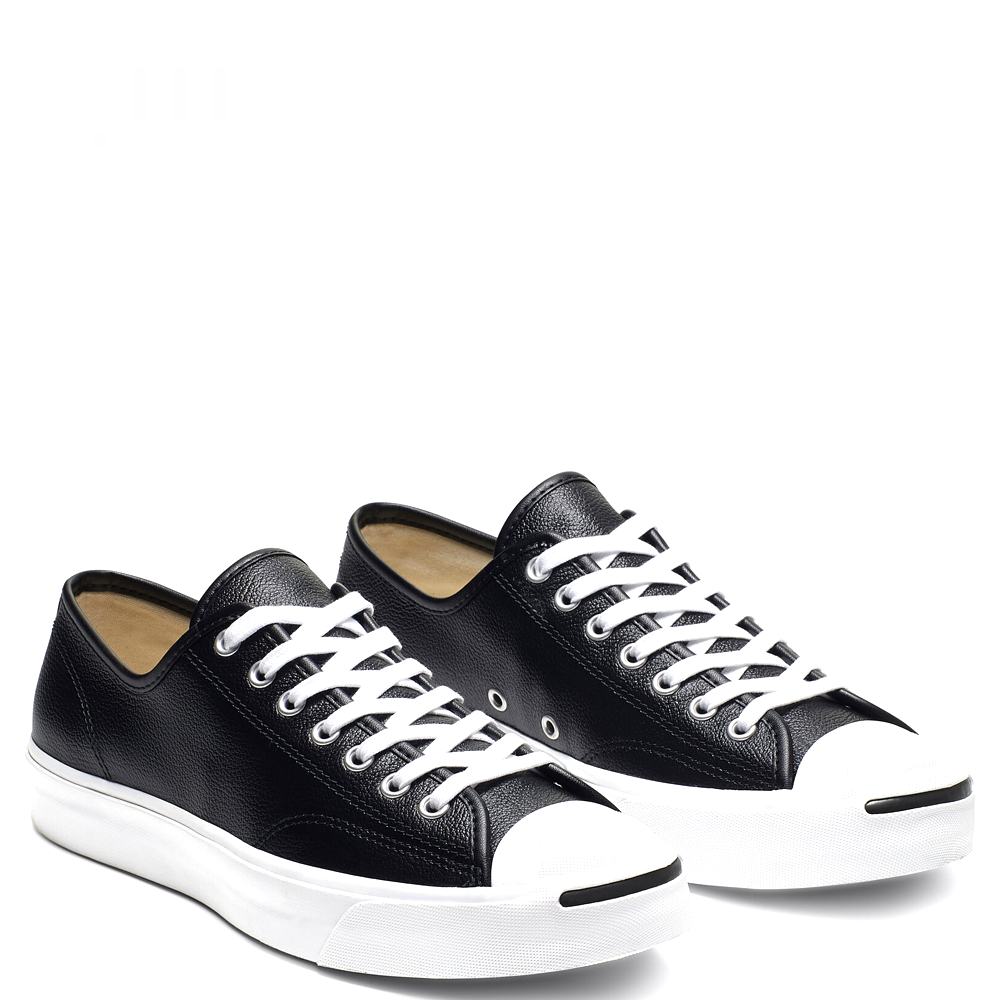 Converse Jack Purcell Leather Black Low Converse Jack Purcell Leather Black Low