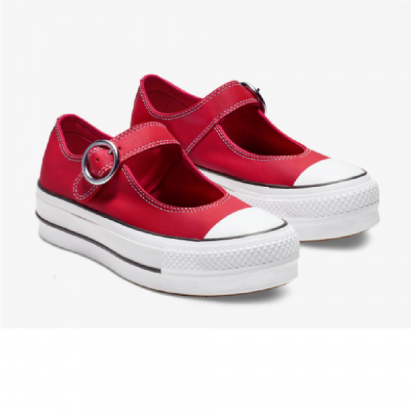 Converse Ctas Mary Jane Ox Enamel Red/Black Low