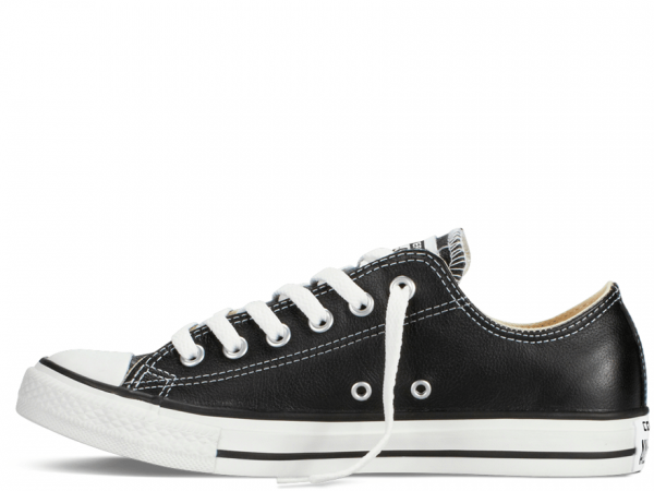 Converse All Star Black Leather Low