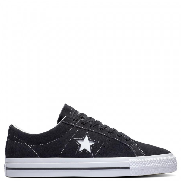 Converse Cons One Star Pro Suede (Black/White)