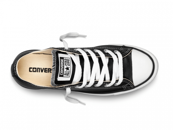 Converse All Star Black Leather Low