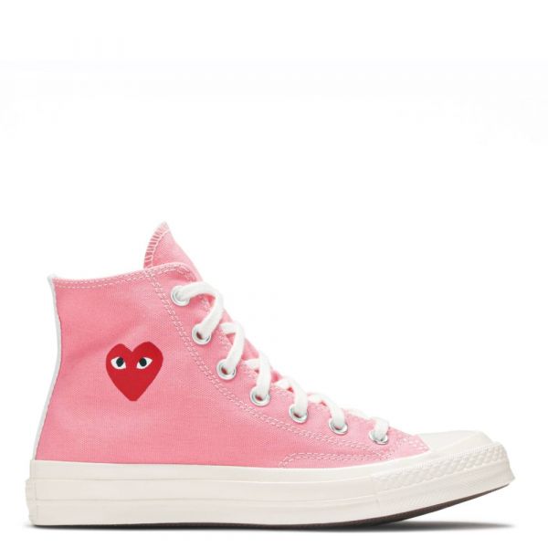 Converse Comme Des Garcons Pink High