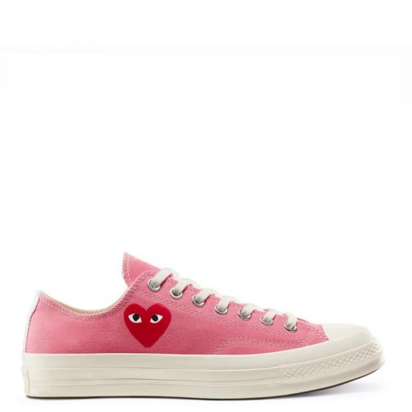 Converse Comme Des Garcons Pink Low